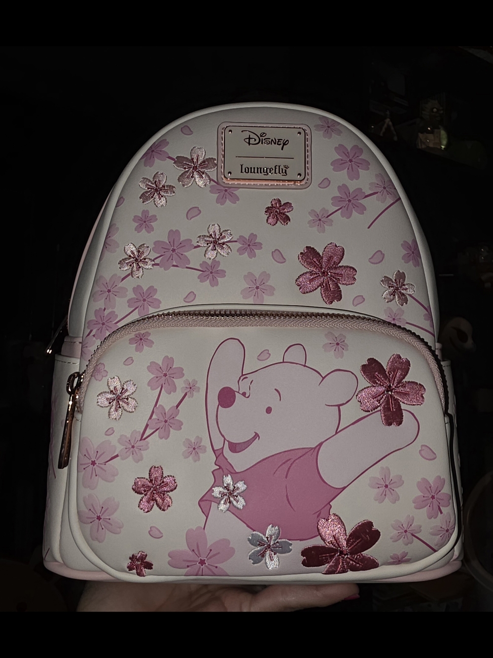 New! Loungefly Disney Winnie the Pooh Cherry Blossom Mini Backpack